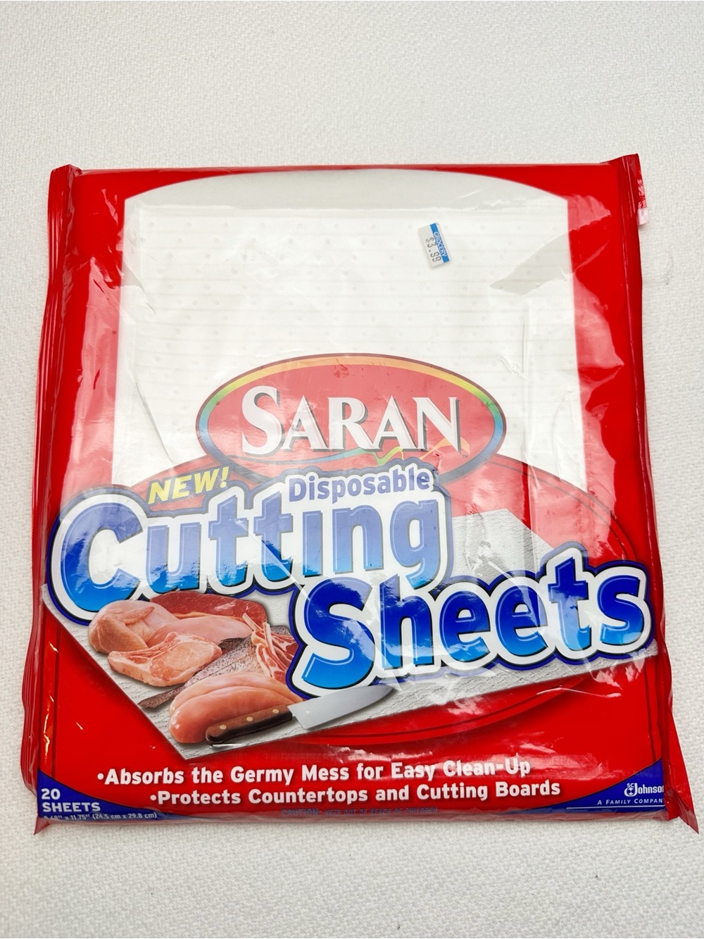 Saran Disposable Cutting Sheets - 17 count